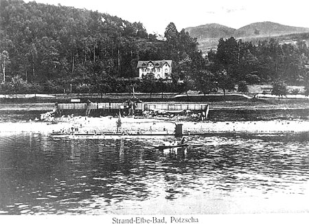 Das Elbebad in Pötzscha von Herrn Pietzsch  